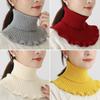 Women Warm Windproof Winter Knitted Fake Collar Turtleneck Knitted False Fake Collar