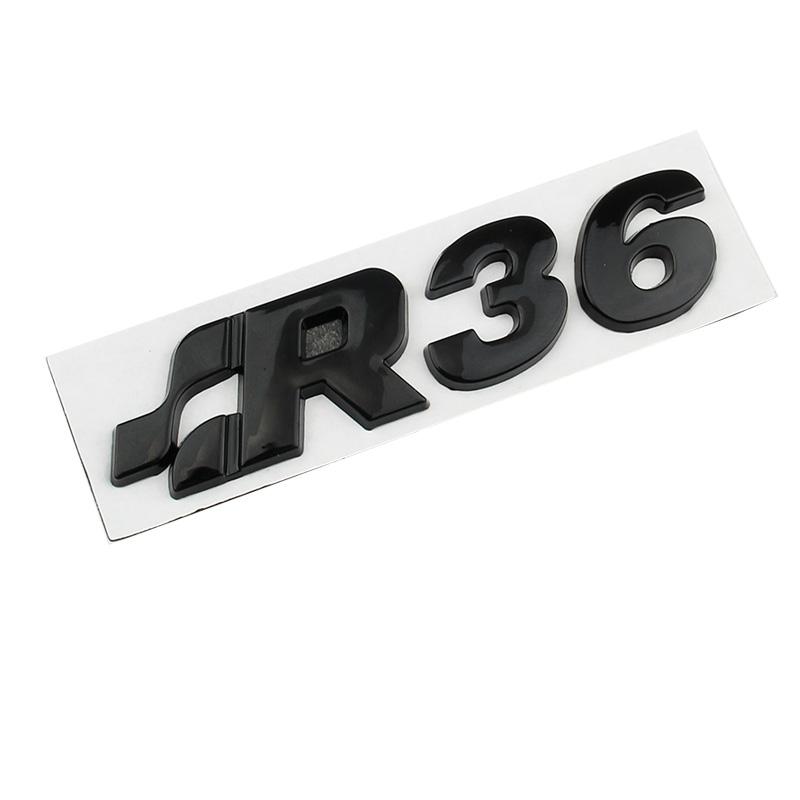 Car 3D Metal Body Trunk Badge Emblem Decals Styling Sticker For VW Volkswagen Golf 4 5 MK4 MK5 R32 R35 R36 Passat B6 Accessories LL6