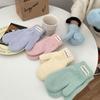 Korea~ Imitation Mink Hair Bag Gloves Fresh Color Cute Ins Wind Mittens Students Keep Warm