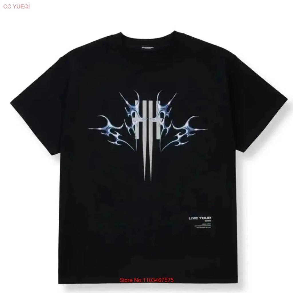 НОВЫЙ Repint The GazettE GAZ ХРОМИРОВАННЫЙ ЛОГОТИП Футболка Черная Visual Rock Винтажная Стиранная Дизайнерская Одежда Универсальная Homme