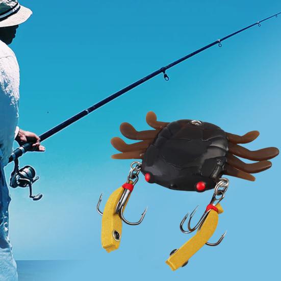 4.5CM/6G 6.5CM/13G Fishing Soft TPR Lure Crab Shrimp Squid Bait Octopus Trolling Swimbait Bass Freshwater Saltwater Fishing Jig Bait