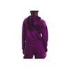 Under Armour FW22 Color Block Cropped Hoodie Long Sleeve Women Tops Purple 1373975-514