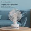 Compact USB Desk Fan: Strong, Silent, Portable Cooling