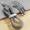 Зарядный кабель 1,2 м 3 в 1 USB Type C Многопортовый Micro кабель Для iPhone 15 14 13 12 Samsung Galaxy Xiaomi Redmi