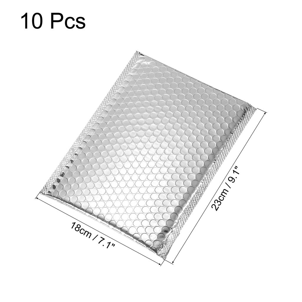 10/20/25Pcs Silver Thermal Bubble Mailer Self-Seal Packaging Bags Gift Packaging Padded Shipping Envelopes Foil Mailing Envelope