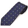 Галстук Маленький цветочный узор Шелковый галстук Ширина меча egg20s008 Синий [Gaga Milano] Мужской галстук/узкий (Размер 7см) BA70206-19