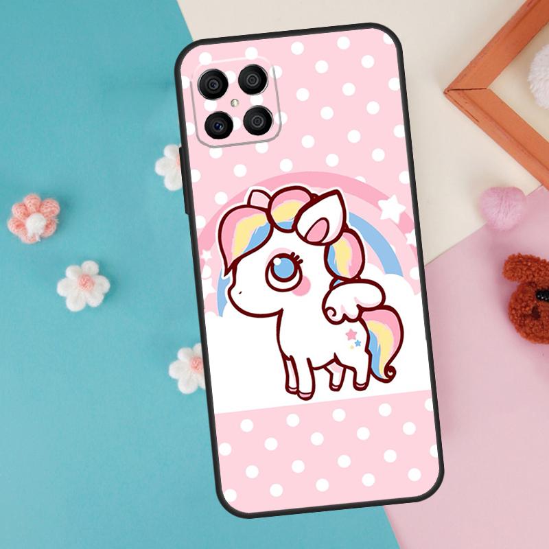Милый Чехол-Радужный Единорог Для Honor Magic 7 5 6 Lite Pro Honor X8b X9b X9a X8a X8 X9 X9c 50 70 90 200 Lite Чехол