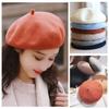 Solid Color Classic Berets Autumn and Winter Artistic Painter Hat Wool Women's Berets