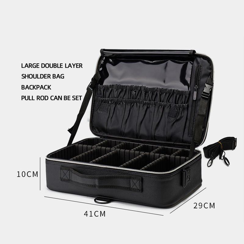 Перегородка, специальная косметичка, большая вместимость, визажист с макияжем, портативная сумка для хранения, ящик для инструментов для макияжа