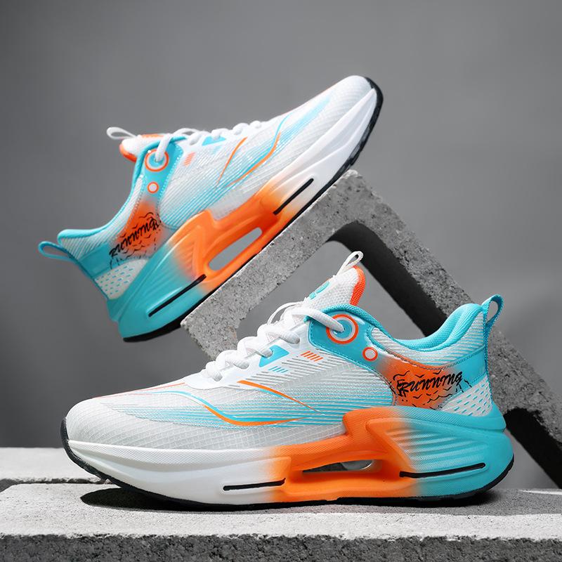 Мужская обувь 2025 лето новая мягкая подошва легкая и дышащая повседневная универсальная спортивная обувь прочная эластичная амортизирующая износостойкая обувь для бега