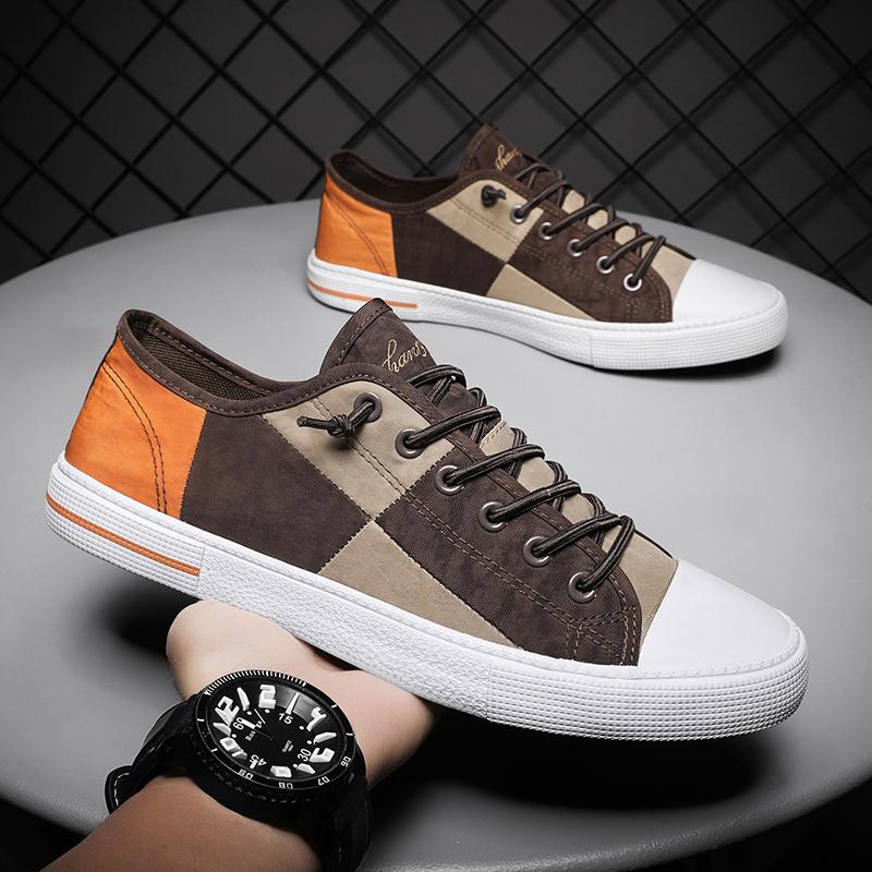 Men Sneakers Casual Shoes Men Flat Brand Fashion Canvas Shoes Comfortable Driving Tennis Sports Shoes Student