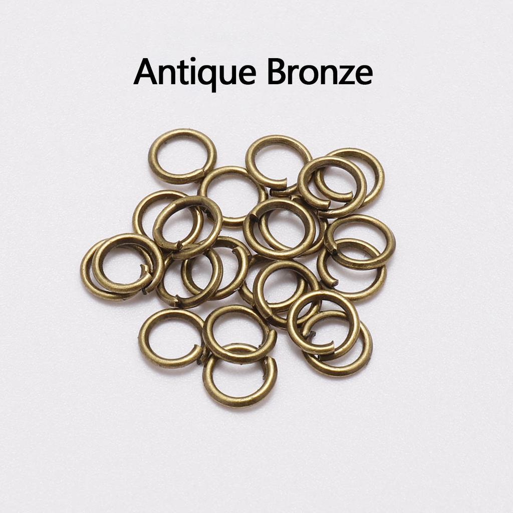 50-200 шт./лот 4, 5, 6, 8, 10 мм, кольца-скобы, разъемы для колец для поиска ювелирных изделий своими руками, аксессуары, оптовая продажа