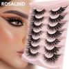 7 Pairs Lashes False Eyelashes Makeup Tools Natural Thick Volume Eyelashes Beauty Fluffy Eyelashes Fox