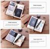 Genuine Leather Retro Traveler Notebook - Crazy Horse Finish, High-end Business Planner with Engraved Logo
