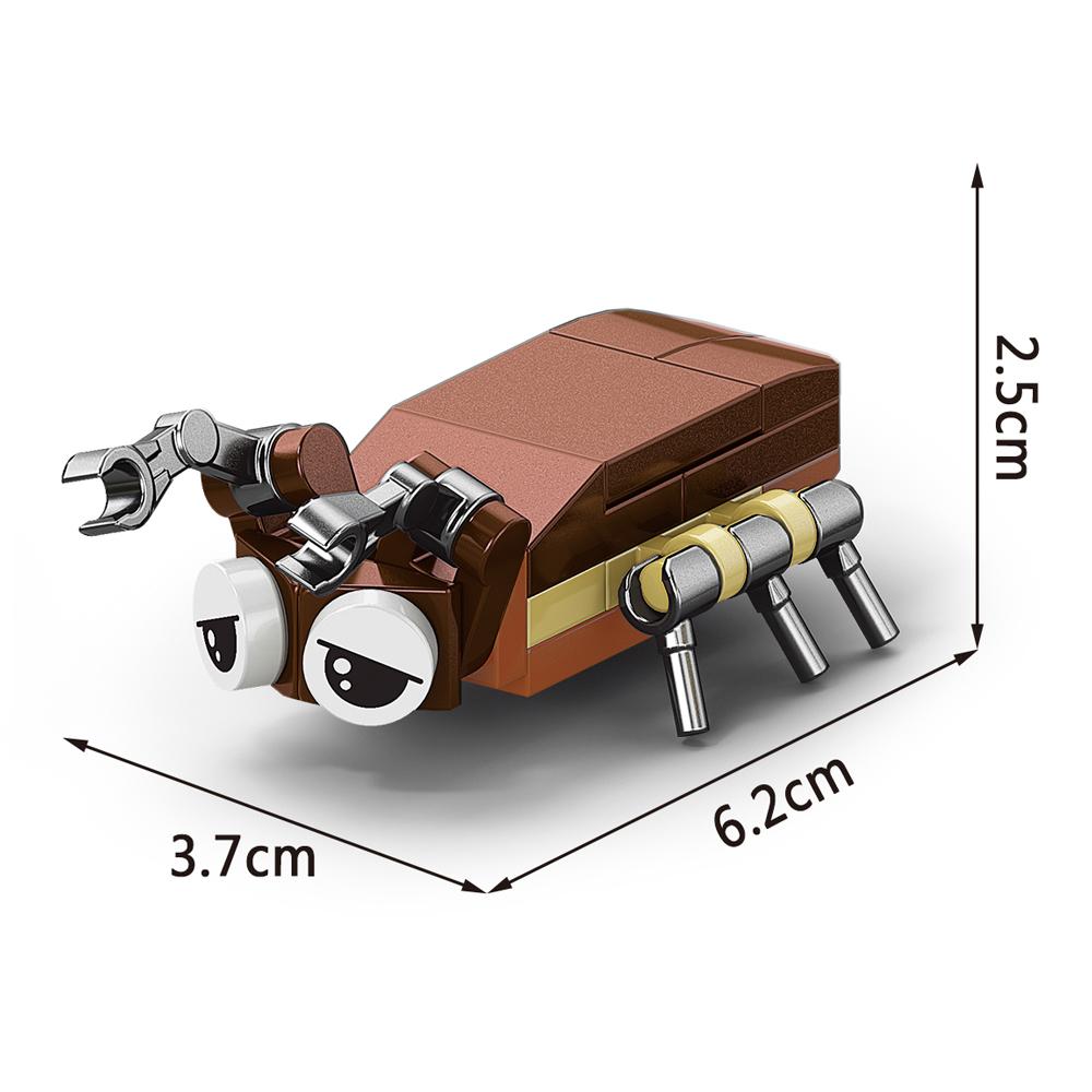 Мир Насекомых Животные Скорпион Богомол Муравьи Паук Птицы Морское Животное Строительные Блоки Игрушки Настольные Украшения Кирпичики Детский Подарок