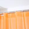 Solid Color Shower Curtain PEVA Thickened Waterproof Bathroom Non Perforated Partition Curtain Bathroom Privacy Shower Curtain