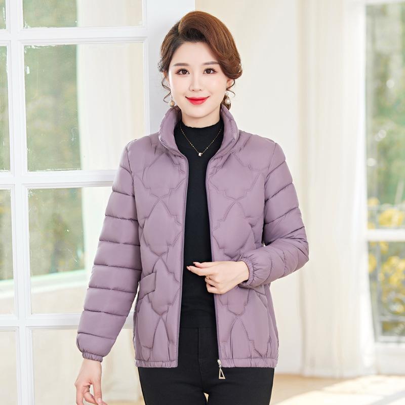 Осенне-зимнее модное пуховое хлопковое пальто большого размера, теплая куртка со стоячим воротником, пальто
