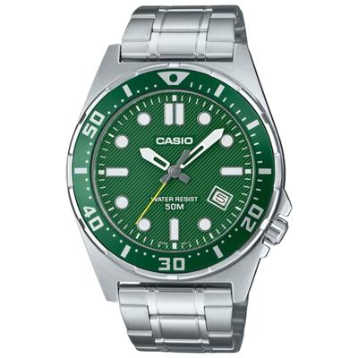 Серебряные мужские часы-платье MTD-135D-3AVDF