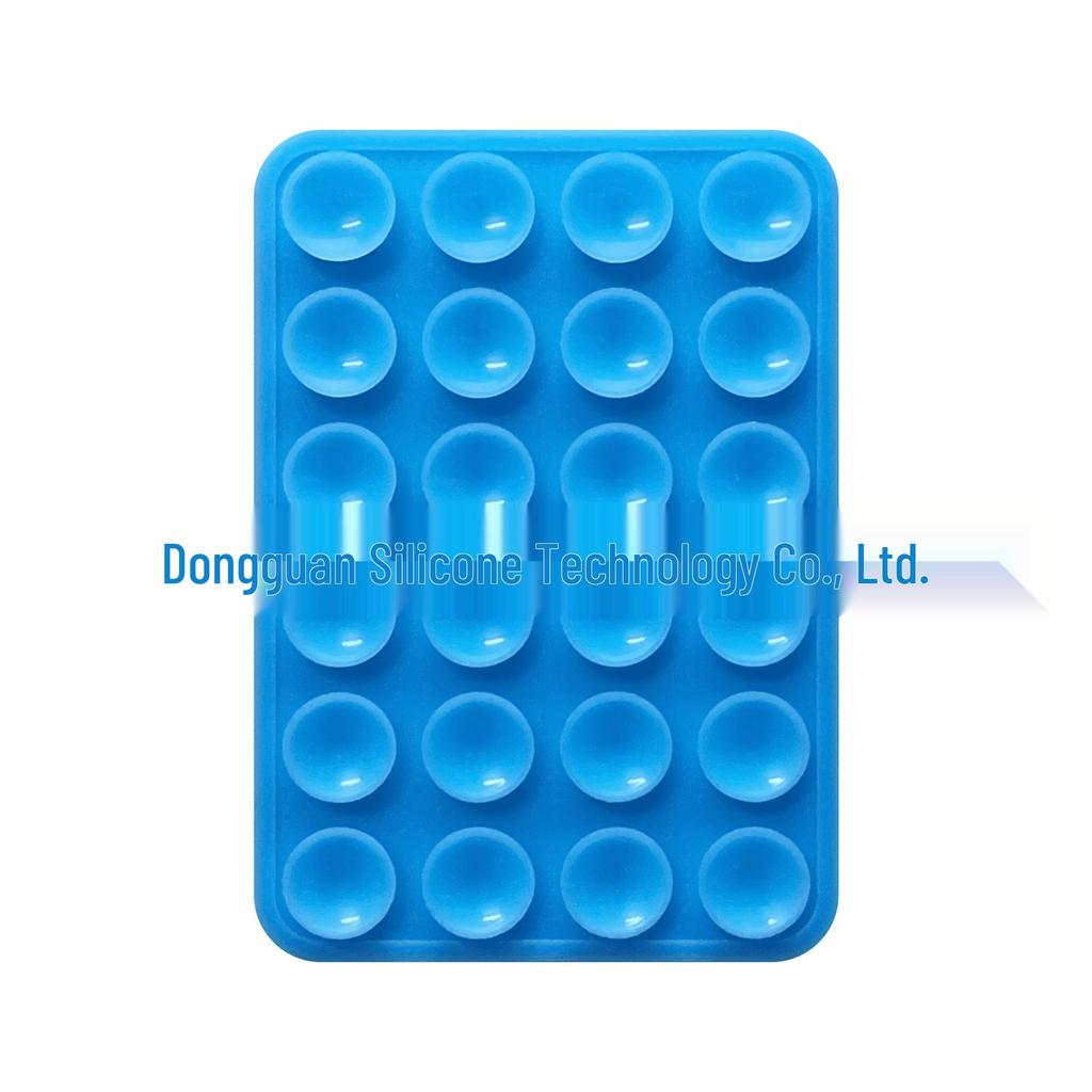 Черная силиконовая противоскользящая подставка для телефона: 24 Портативные, Минималистичные Наклейки на Присосках