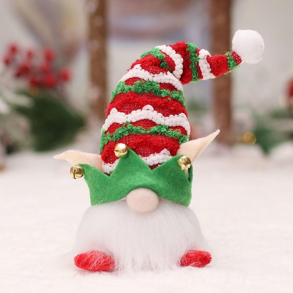 Sprite Elf Gnome Lights Forest Santa illuminated Santa Elf With Lights Glowing Christmas Dwarf Ornament Party Dolls Pendant