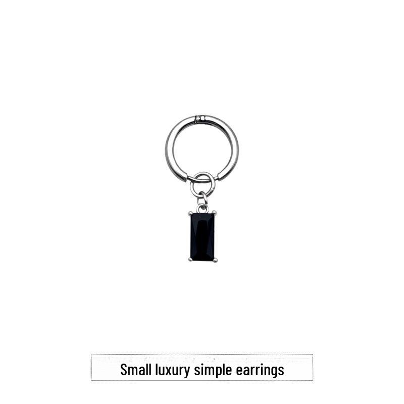 Ретро-серьги высокого класса для мужчин без проколов: Нишевый дизайн и холодный стиль