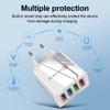 Зарядное устройство USB 3A Многопортовое 4 USB Quick Charge 3.0 Для адаптера телефона Планшет Портативное настенное зарядное устройство Вилка EU US