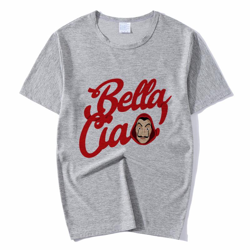La Casa De Papel T Shirt Women Harajuku T Shirt Money Heist Graphic Tees