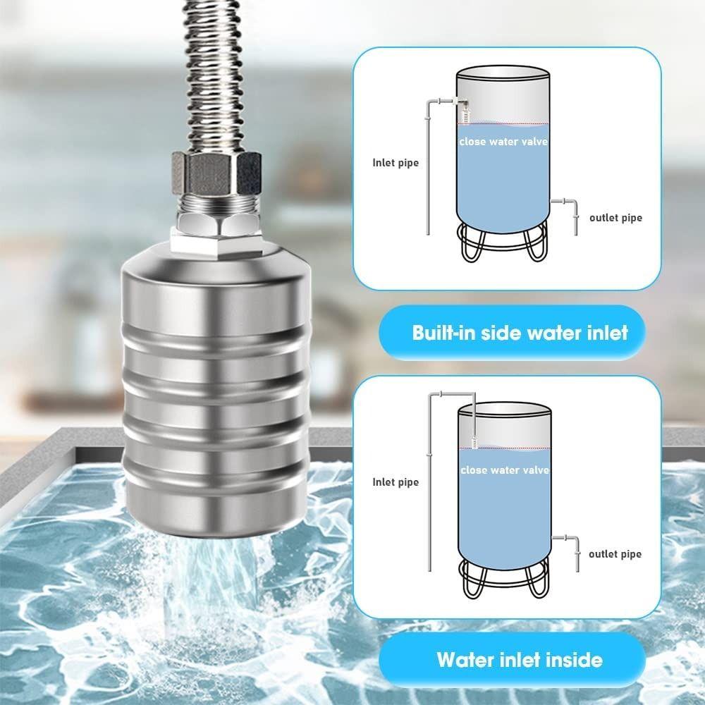 Резервуар для воды, кухонные аксессуары, регулятор уровня воды, плавающий шаровой кран, запорный клапан водонапорной башни