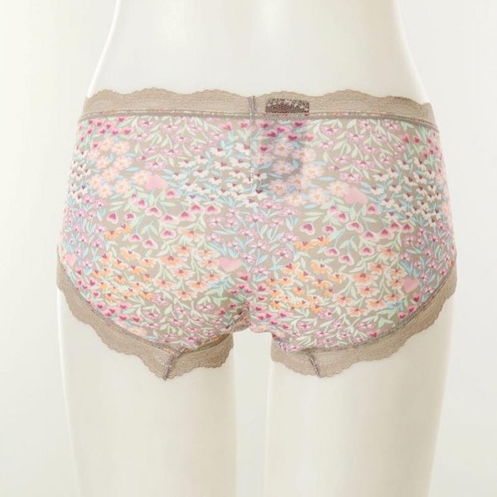 VenuS Women S Lace Modal Floral Print Reflective Panty Vpt6265a Set