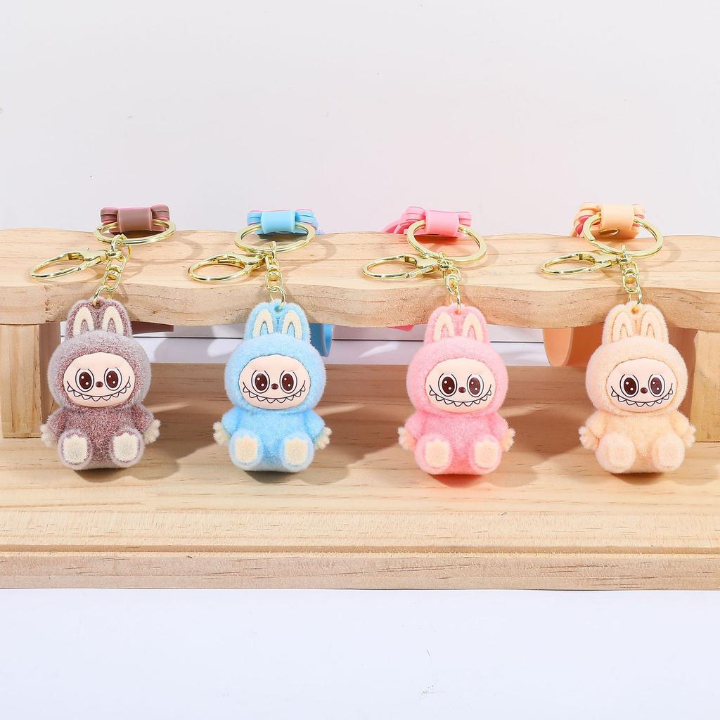 Милый плюшевый брелок Лабубу, DIY аксессуары, игрушка, подарок, 1 шт.