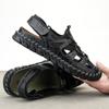 Summer Men's Casual Closed Toe Sandals  Large Size Breathable Casual Sneakers Sandals for Men Mens Sandals