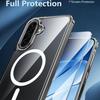 Прозрачный ТПУ с Магнитным Защитным Ударопрочным Чехлом Для Samsung Galaxy A56/A55/A54/A36/A35/A16/A15 - Прозрачный