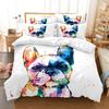 228x228 Dekbedovertrek 3D Print Color Watercolor Duvet Cover Pillowcases 2/3 Pcs Comforter Bedding Sets 100% Cotton Ropa De Cama