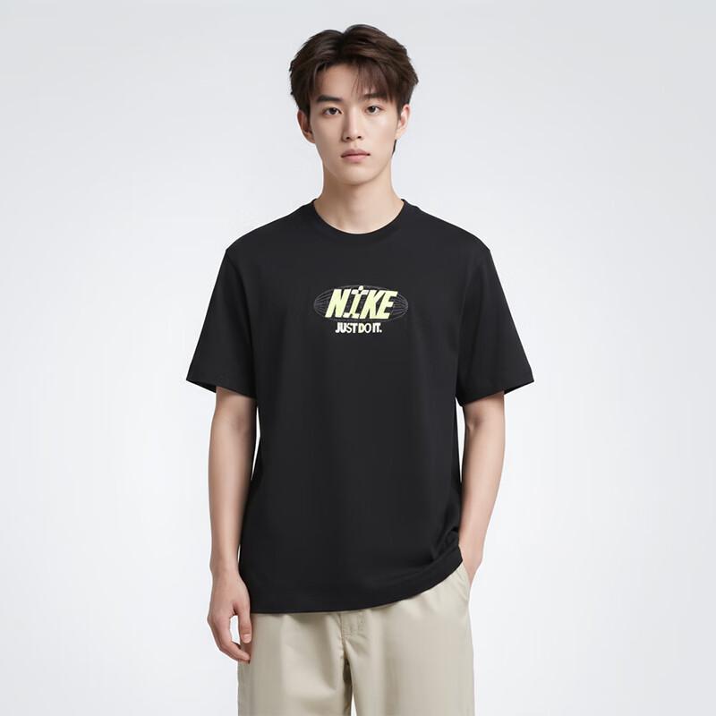 Nike Мужская футболка с коротким рукавом и круглым вырезом