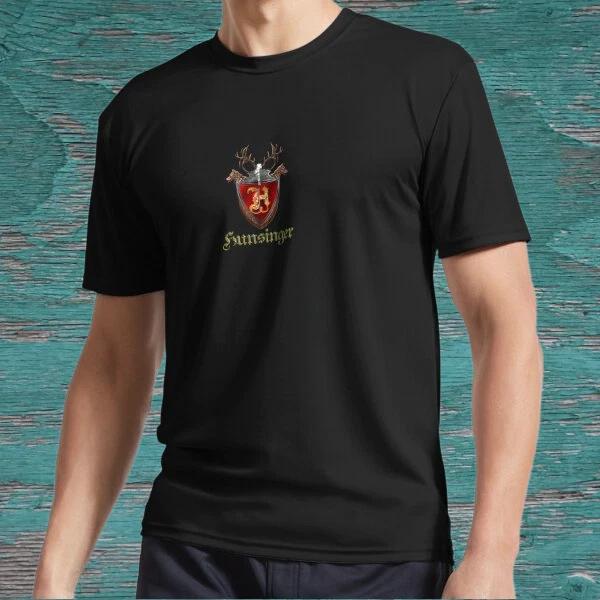 New Hunsinger Logo Active T-Shirt Logo American T-Shirt Funny Size S to 5XL