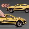 1/24 Lamborghini URUS внедорожник сплав гальваническое покрытие модель спортивного автомобиля литой металл гоночные автомобили модель автомобиля симуляция звук свет детская игрушка подарок