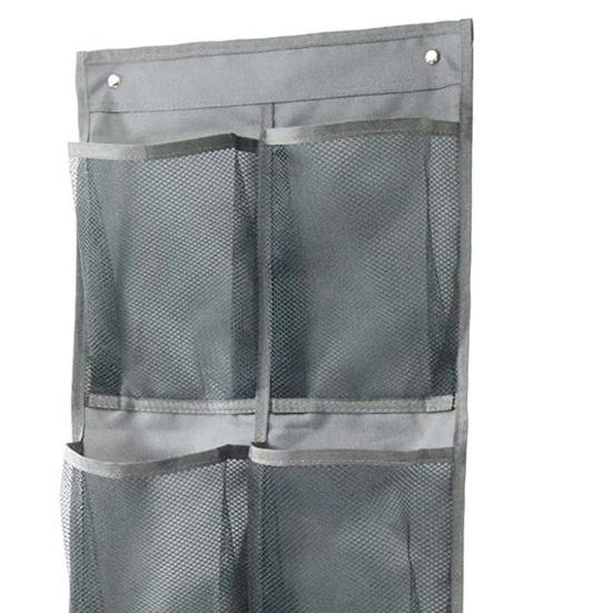 Shoe Rack Thickened Elastic Borders High Bearing Capacity Folded 6 Pockets Storage Space-saving Door Hanging Shoe Rack Bedroom Supply