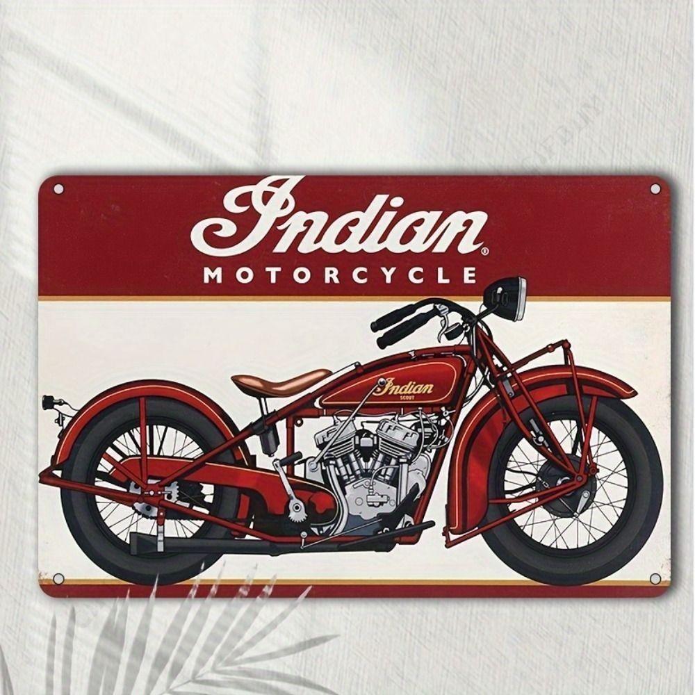 Moto Metal Interior Plaque In the Garage In the Bar On the Wall 20x30cm