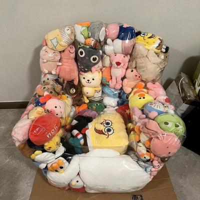 Надувной прозрачный ПВХ диван-кукла для хранения и демонстрации