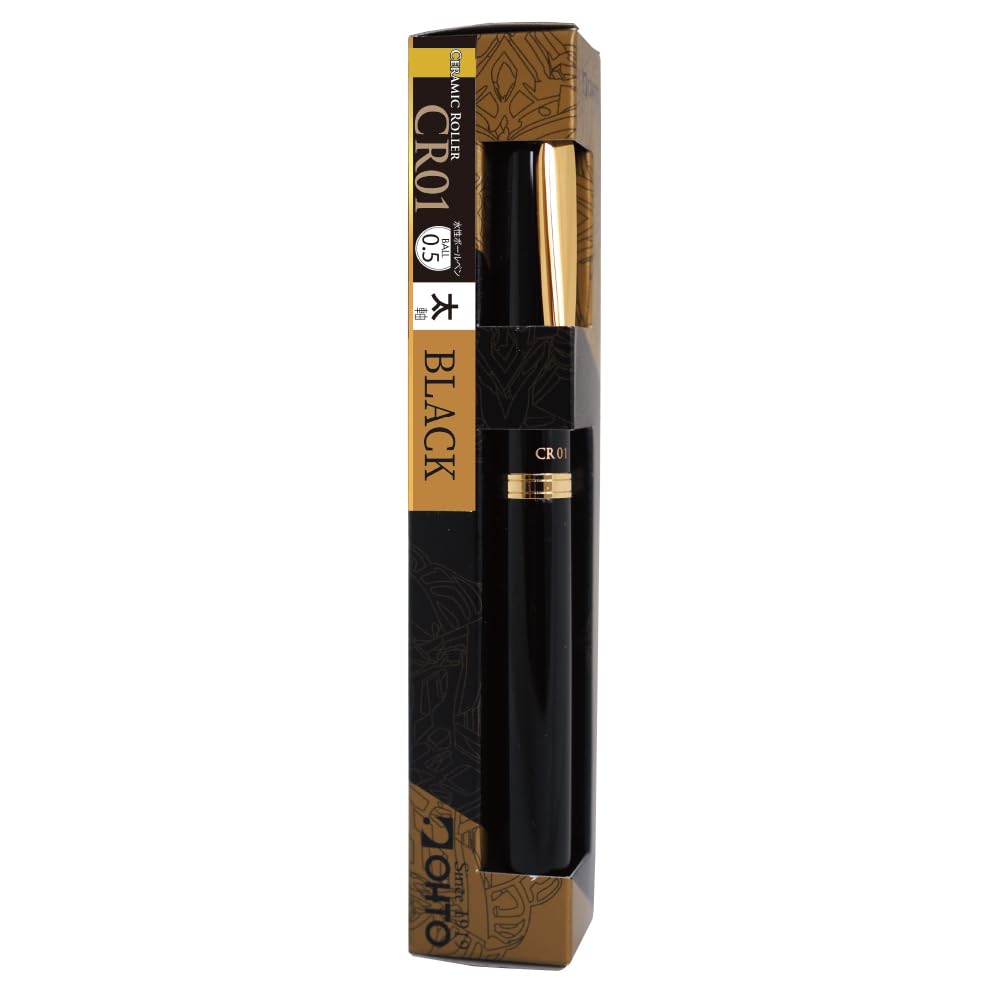 Шариковая ручка OHTO Gold Parts Model Thick Black на водной основе, CR01G, корпус, CR01-05-GBK