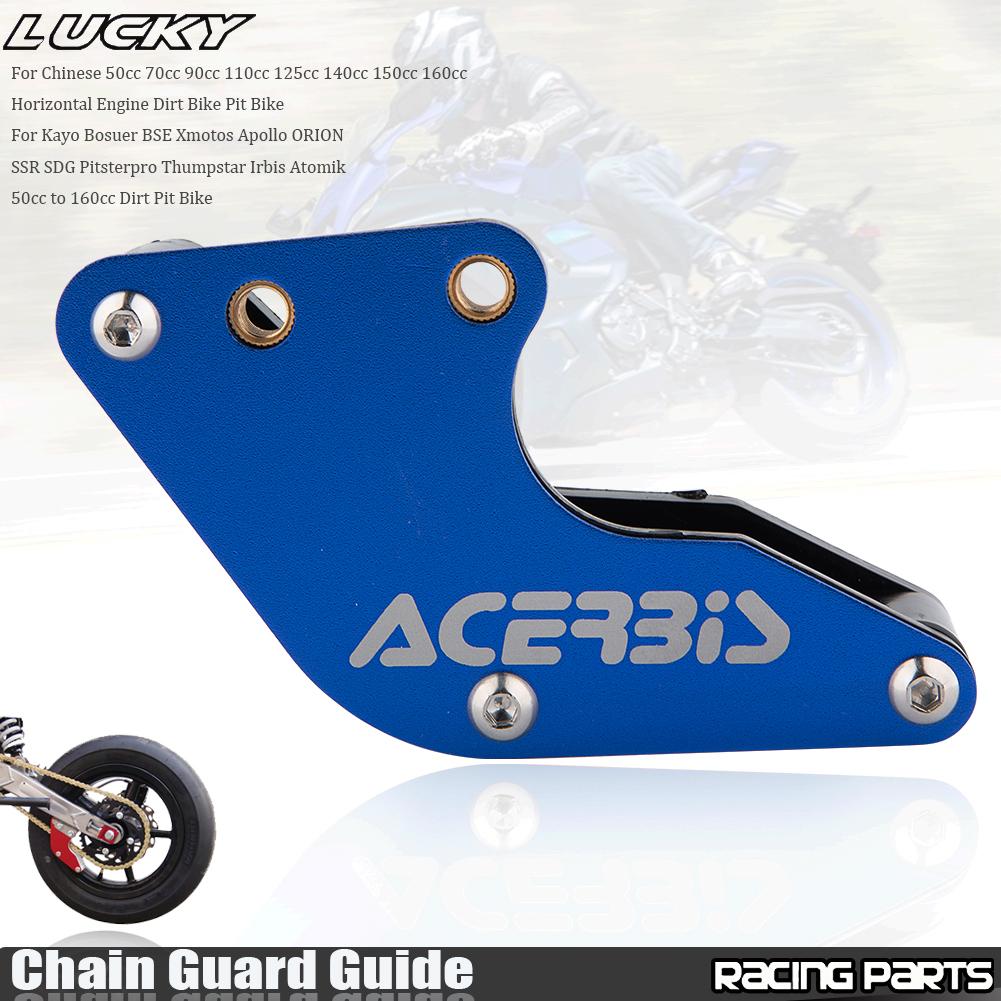Motorcycle CNC Chain Guard Guide For IRBIS BSE KAYO SSR TTR XR CRF KLX 50 70 90 110 125 140 150 160cc Dirt Pit Bike Scooter NEW