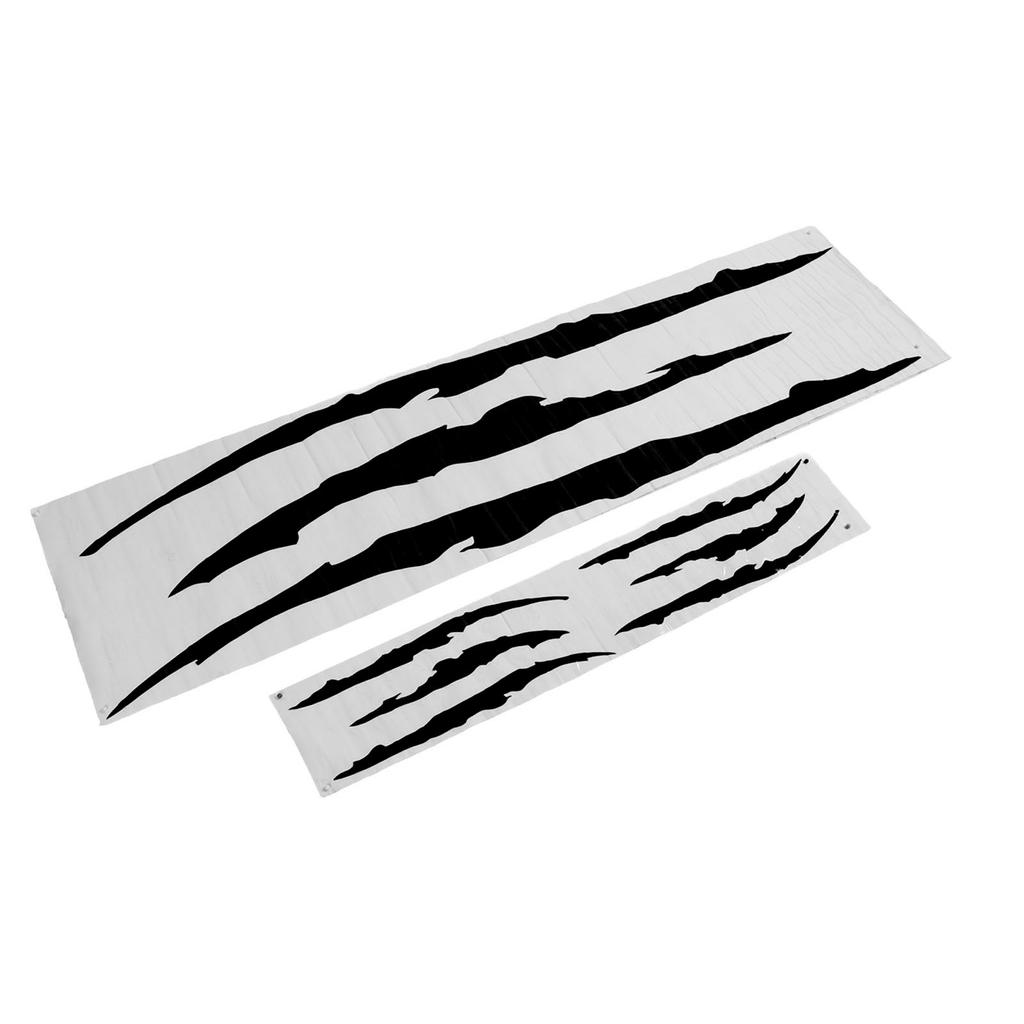 2 шт. наклейка на капот автомобиля в стиле когтя, универсальная наклейка на капот двигателя для автомобиля, черная