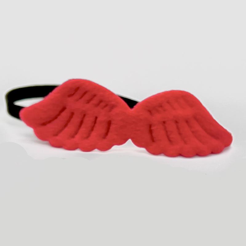 Cute Angel Wings Pet Collar Adjustable Soft Cat & Dog Neck Collar Suitable Halloween Cosplay Decoration Photography Accessories