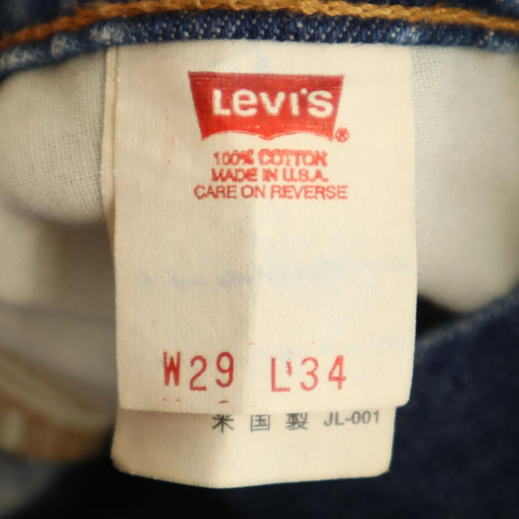 Levi's Джинсы 90-х Made in America, старые, зауженные, W29, синие, 515, женские, б/у