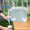 Портативное складное ведро для воды 5-20 л с краном для кемпинга и использования на открытом воздухе