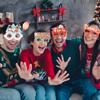 Handmade Christmas Glasses Frame Sequin New Year Decorative Glasses  Adults and Children