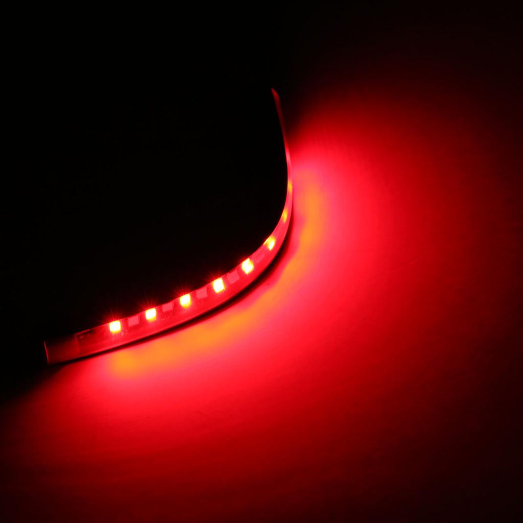 12 В 1 шт. универсальные 18 светодиодных полосок, указатели поворота мотоцикла, стоп-сигнал заднего прицепа