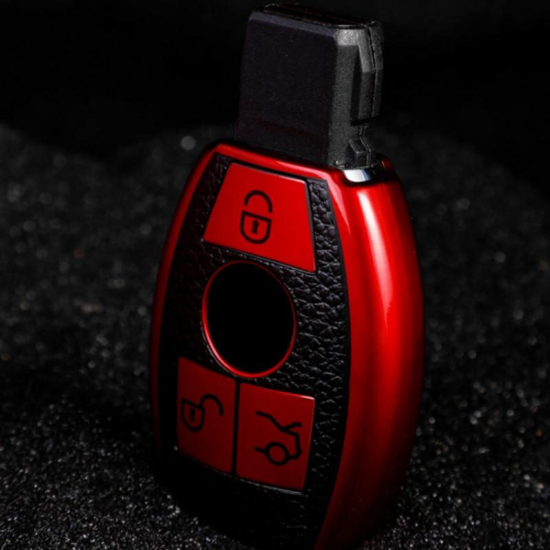 Акция кожаный чехол для ключа автомобиля из ТПУ чехол брелок для Benz ABCES Class W204 W205 W212 W213 W176 GLC CLA AMG W177