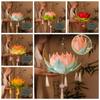 Китайский винтажный DIY фонарь-лотос светящийся фонарь к Празднику середины осени праздничная атмосфера