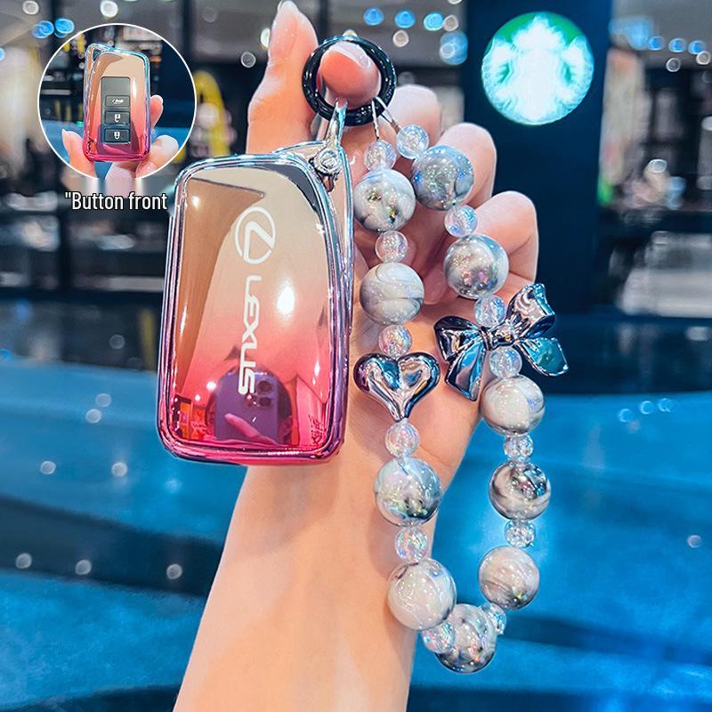 Key Case for Lexus RX300H, NX300, ES250, LX570, and ES200 Models